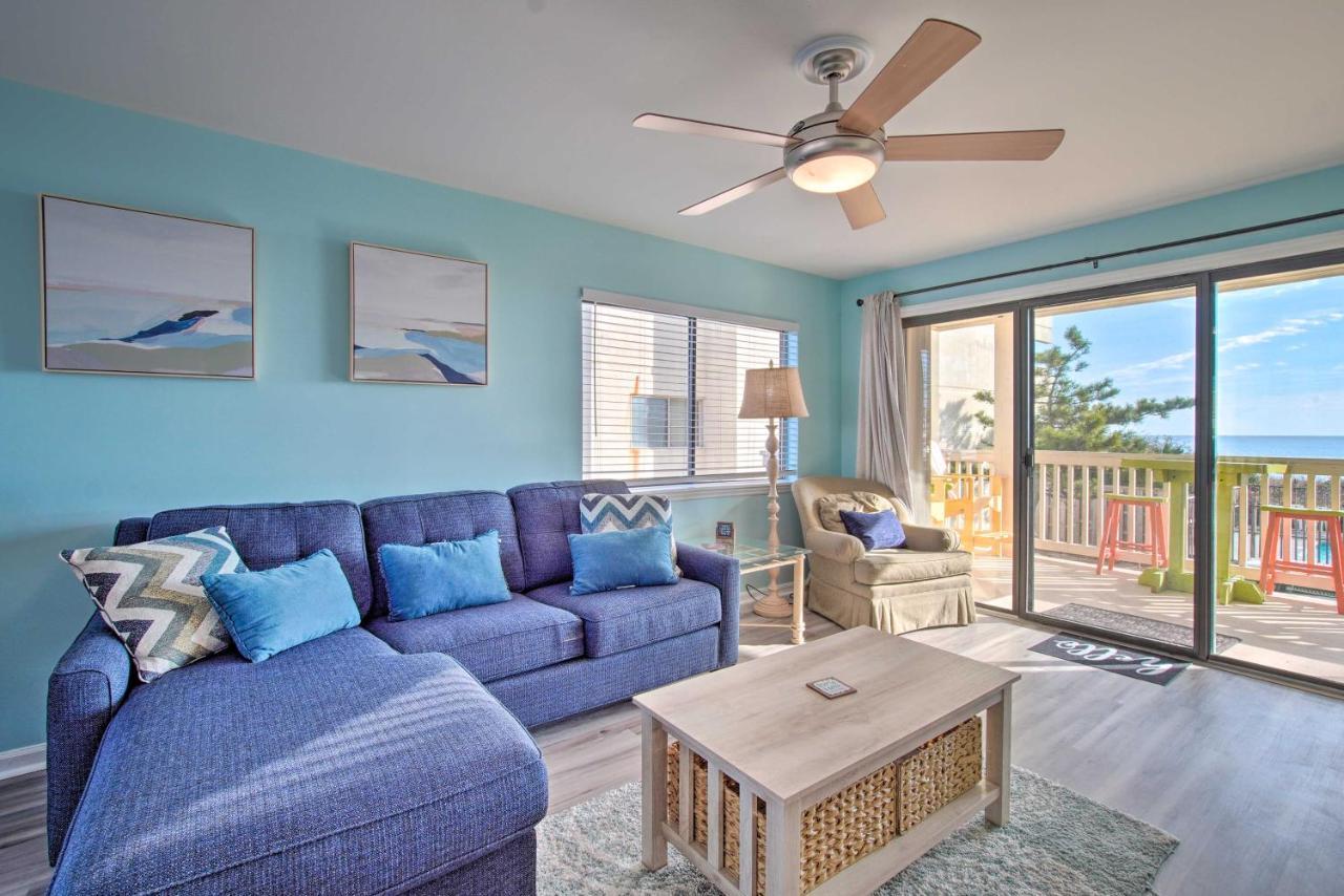 Ocean-View Condo With Deck, Steps To Carolina Beach! エクステリア 写真