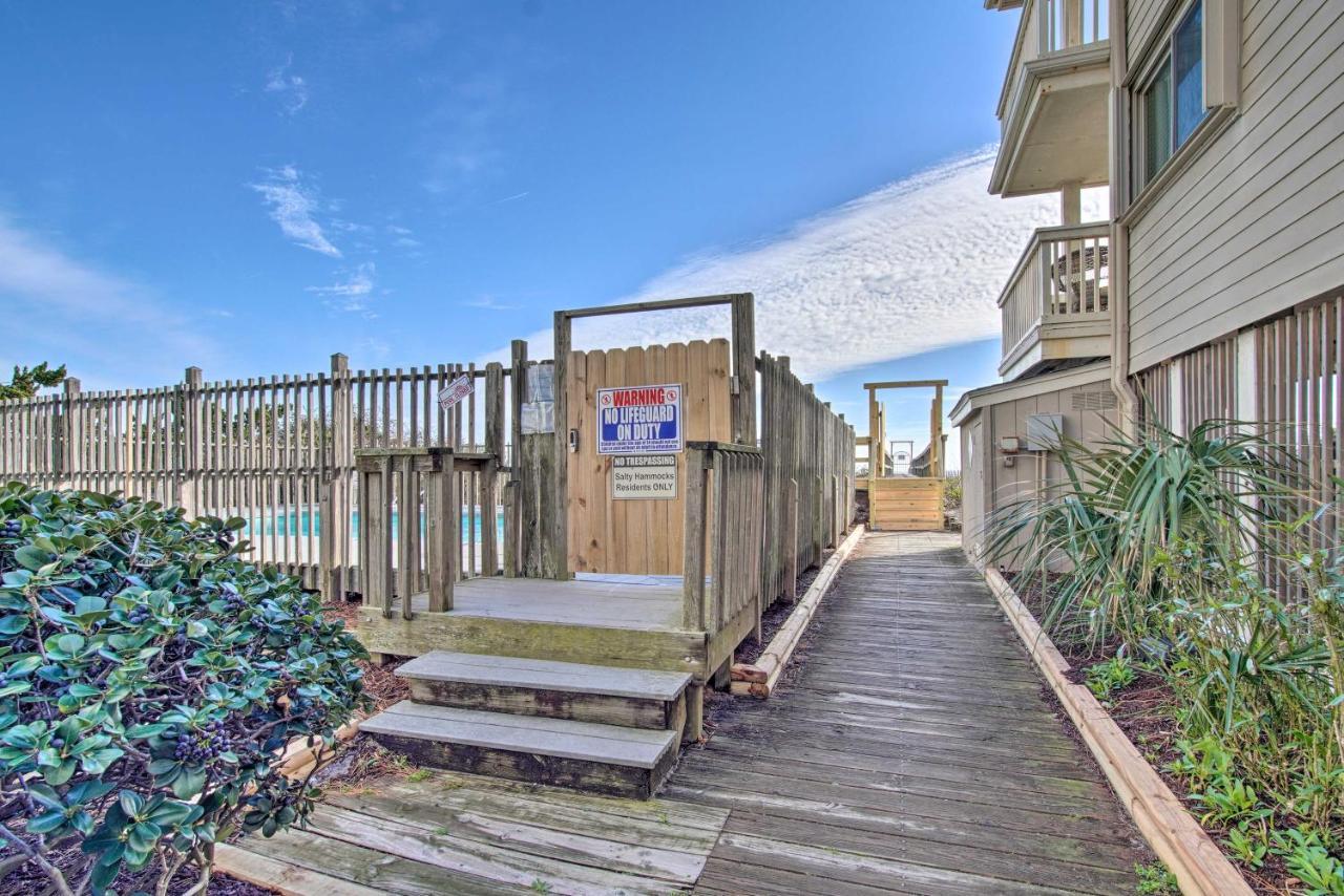 Ocean-View Condo With Deck, Steps To Carolina Beach! エクステリア 写真